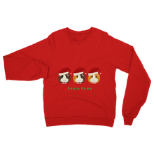 Load image into Gallery viewer, Adult Guinea Pig Sweatshirt - Santa Paws