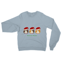 Load image into Gallery viewer, Adult Guinea Pig Sweatshirt - Santa Paws