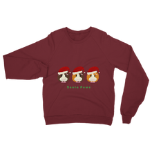 Load image into Gallery viewer, Adult Guinea Pig Sweatshirt - Santa Paws