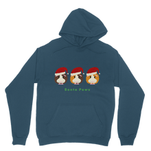 Load image into Gallery viewer, Adult Guinea Pig Hoodie - Santa Paws