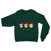 Load image into Gallery viewer, Adult Guinea Pig Sweatshirt - Santa Paws