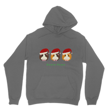 Load image into Gallery viewer, Adult Guinea Pig Hoodie - Santa Paws