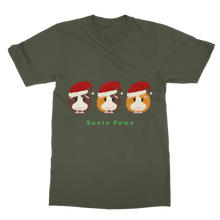 Load image into Gallery viewer, Adult Guinea Pig T-Shirt - Santa Paws