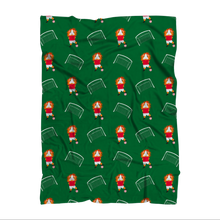Load image into Gallery viewer, Blanket Throw - Flame the Footballer Guinea Pig
