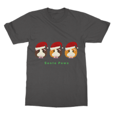 Load image into Gallery viewer, Adult Guinea Pig T-Shirt - Santa Paws