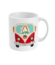 Load image into Gallery viewer, Mug (Ceramic) - Pickle Piggy Guinea Pig Campervan
