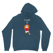 Load image into Gallery viewer, Adult Guinea Pig Hoodie - Flame the Footballer