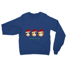 Load image into Gallery viewer, Adult Guinea Pig Sweatshirt - Santa Paws
