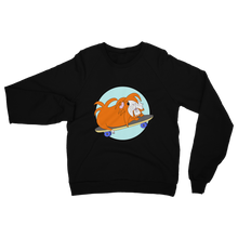 Load image into Gallery viewer, Adult Guinea Pig Sweatshirt - Skater Pig