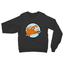 Load image into Gallery viewer, Adult Guinea Pig Sweatshirt - Skater Pig