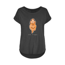 Load image into Gallery viewer, Zen Piggy - Guinea Pig Long Slub T-Shirt