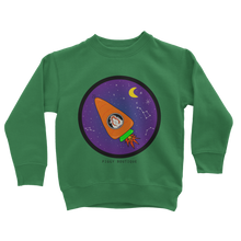 Load image into Gallery viewer, Space Rocket Pickle Piggy - Guinea Pig Kids Sweatshirt