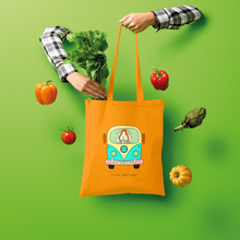 Load image into Gallery viewer, Guinea Pig - Pickle Piggy Campervan Shopper Tote Bag
