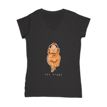 Load image into Gallery viewer, Zen Piggy - Guinea Pig V-Neck T-Shirt