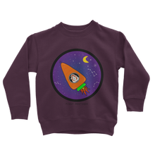 Load image into Gallery viewer, Space Rocket Pickle Piggy - Guinea Pig Kids Sweatshirt