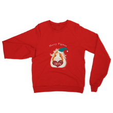 Load image into Gallery viewer, Christmas Adult Sweatshirt - Elf Pig