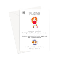 Load image into Gallery viewer, Birthday Card Aged 7 - Flame The Footballer Guinea Pig