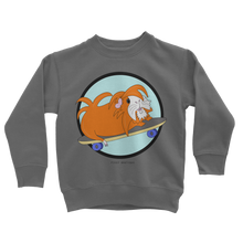 Load image into Gallery viewer, Kids Guinea Pig Sweatshirt - Skater Pig - Guinea Pig