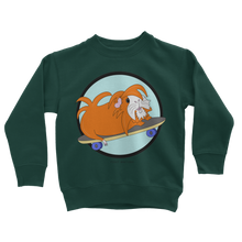 Load image into Gallery viewer, Kids Guinea Pig Sweatshirt - Skater Pig - Guinea Pig