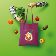 Load image into Gallery viewer, Christmas Guinea Pig Tote Bag - Elf Pig