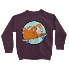 Load image into Gallery viewer, Kids Guinea Pig Sweatshirt - Skater Pig - Guinea Pig