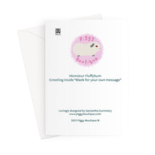 Load image into Gallery viewer, Warrior Piggy Greeting Card