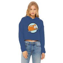 Load image into Gallery viewer, Teen Cropped Hoodie - Skater Pig - Guinea Pig