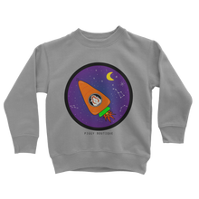 Load image into Gallery viewer, Space Rocket Pickle Piggy - Guinea Pig Kids Sweatshirt