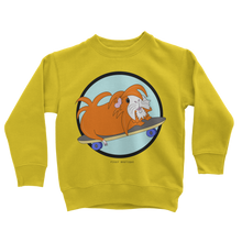 Load image into Gallery viewer, Kids Guinea Pig Sweatshirt - Skater Pig - Guinea Pig
