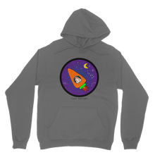 Load image into Gallery viewer, Adult Guinea Pig Hoodie - Space Rocket