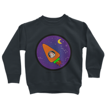 Load image into Gallery viewer, Space Rocket Pickle Piggy - Guinea Pig Kids Sweatshirt