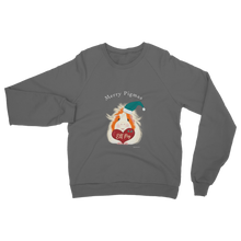 Load image into Gallery viewer, Christmas Adult Sweatshirt - Elf Pig