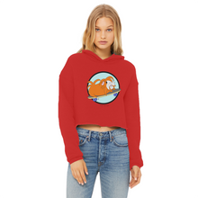 Load image into Gallery viewer, Teen Cropped Hoodie - Skater Pig - Guinea Pig