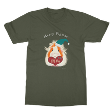 Load image into Gallery viewer, Christmas Adult T-shirt - Elf Pig