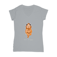 Load image into Gallery viewer, Zen Piggy - Guinea Pig V-Neck T-Shirt