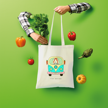 Load image into Gallery viewer, Guinea Pig - Pickle Piggy Campervan Shopper Tote Bag