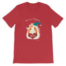 Load image into Gallery viewer, Christmas Guinea Pig Kids T-Shirt - Elf Pig