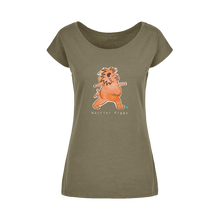 Load image into Gallery viewer, Warrior Piggy Wide Neck T-Shirt