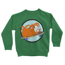 Load image into Gallery viewer, Kids Guinea Pig Sweatshirt - Skater Pig - Guinea Pig