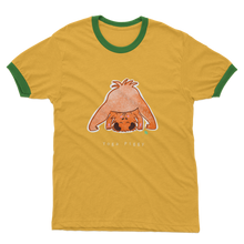 Load image into Gallery viewer, Yoga Piggy Adult Ringer T-Shirt