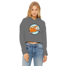Load image into Gallery viewer, Teen Cropped Hoodie - Skater Pig - Guinea Pig