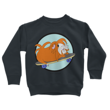Load image into Gallery viewer, Kids Guinea Pig Sweatshirt - Skater Pig - Guinea Pig