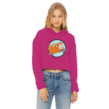 Load image into Gallery viewer, Teen Cropped Hoodie - Skater Pig - Guinea Pig