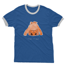 Load image into Gallery viewer, Yoga Piggy Adult Ringer T-Shirt