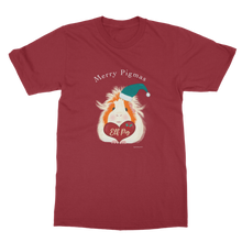 Load image into Gallery viewer, Christmas Adult T-shirt - Elf Pig