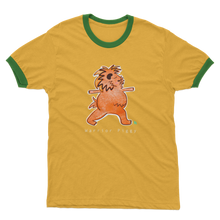Load image into Gallery viewer, Warrior Piggy Adult Ringer T-Shirt