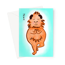 Load image into Gallery viewer, Zen Pose Greeting Card