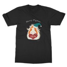 Load image into Gallery viewer, Christmas Adult T-shirt - Elf Pig
