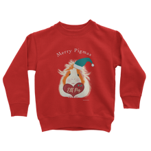 Load image into Gallery viewer, Christmas Guinea Pig Kids Sweatshirt - Elf Pig