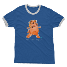 Load image into Gallery viewer, Warrior Piggy Adult Ringer T-Shirt